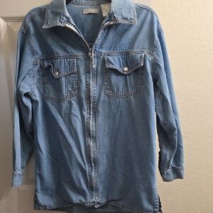 Northwest Blue Denim Shirt Jacket Size S
